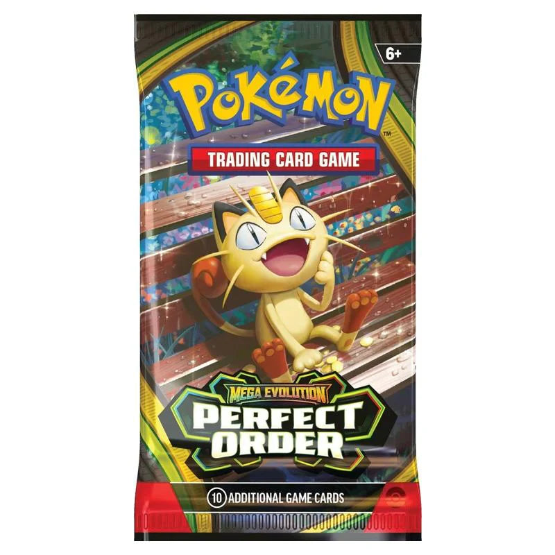 Pokemon TCG Mega Evolution 'Perfect Order' Booster Bundle (6 Packs)