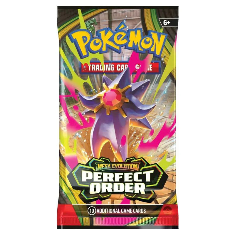 Pokemon TCG Mega Evolution 'Perfect Order' Booster Bundle (6 Packs)