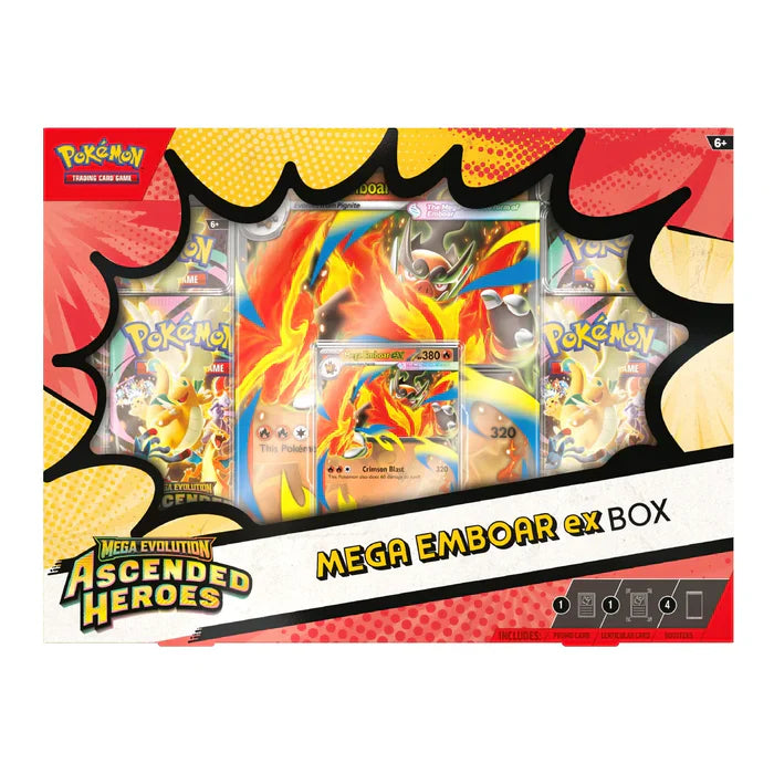 Pokemon TCG: Ascended Heroes - Mega Emboar ex Box